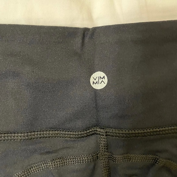 Vimmia Black Leggings with Exposed Seams - Picture 3 of 3